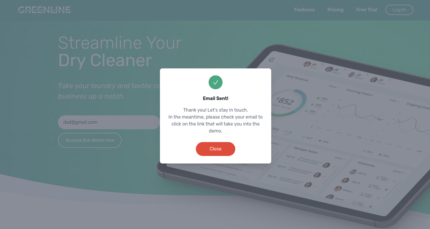 Request Demo Success